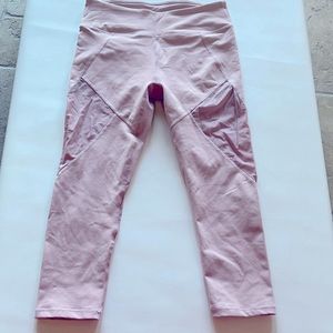FABLETICS PINK LEGGINGS! Mesh portions on legs!